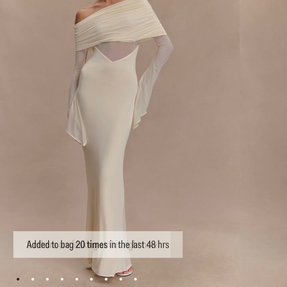 Meshki burgundy dress - Picture 2 of 2